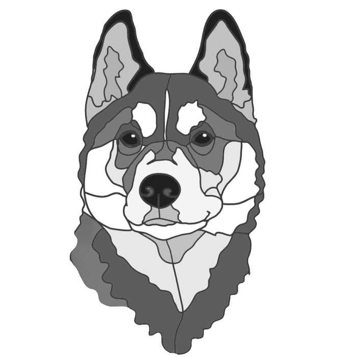 Siberian Husky Head #2