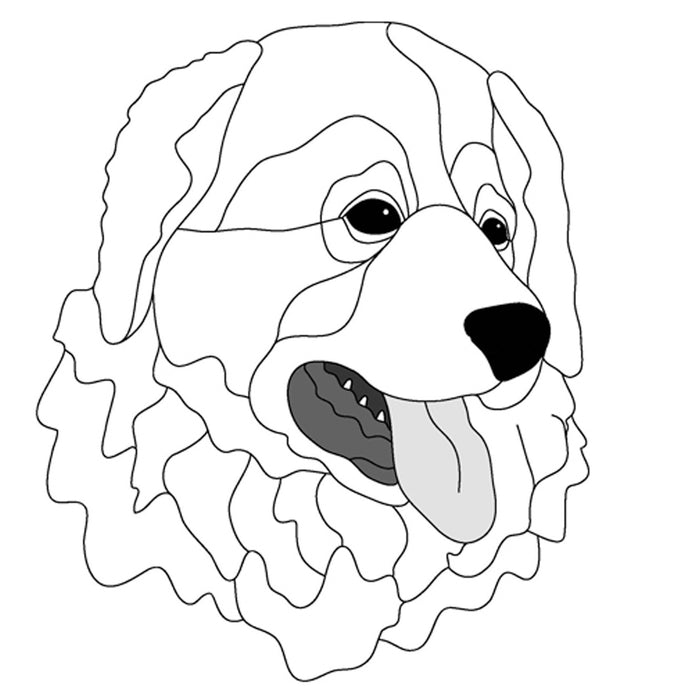 Great Pyrenees Head