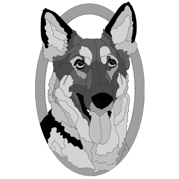 German Shepherd Head Advanced