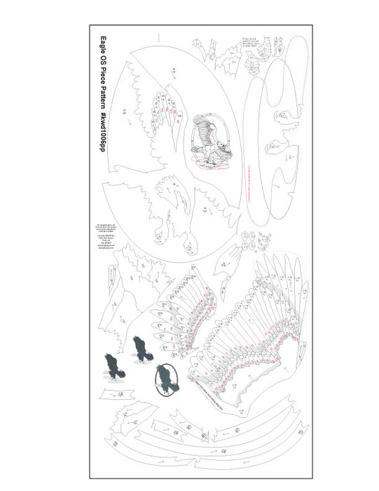 Piece pattern layout