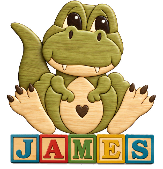 T- Rex Dino Block Baby