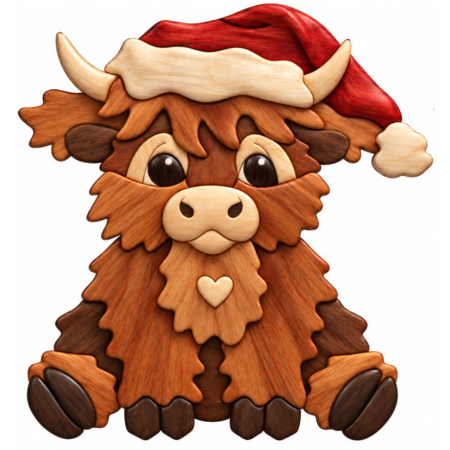 Highland Cow Block Baby