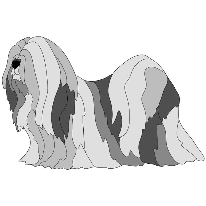Lhasa Apso Standing