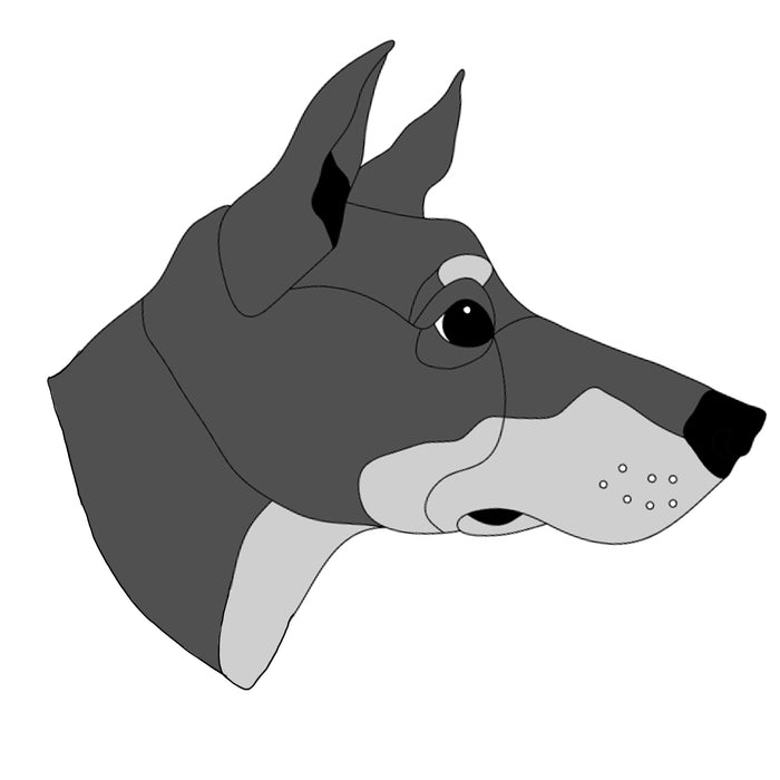 Doberman Head