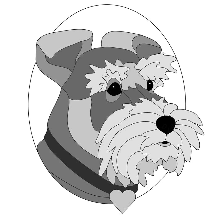 Schnauzer Sweetheart Head