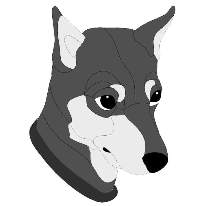 German Pinscher Head