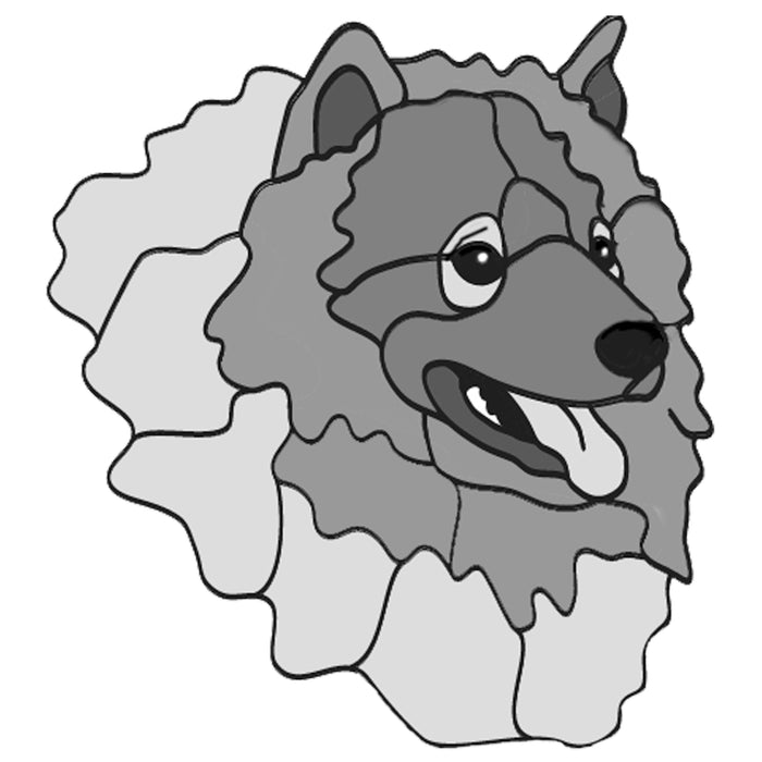 Keeshond Head