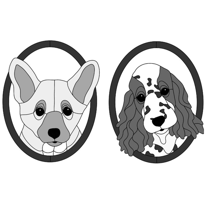 Corgi & Springer Spaniel Puppy Heads