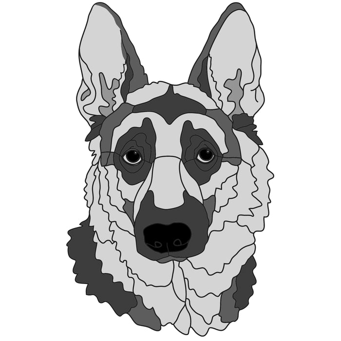 German Shepherd Head #3