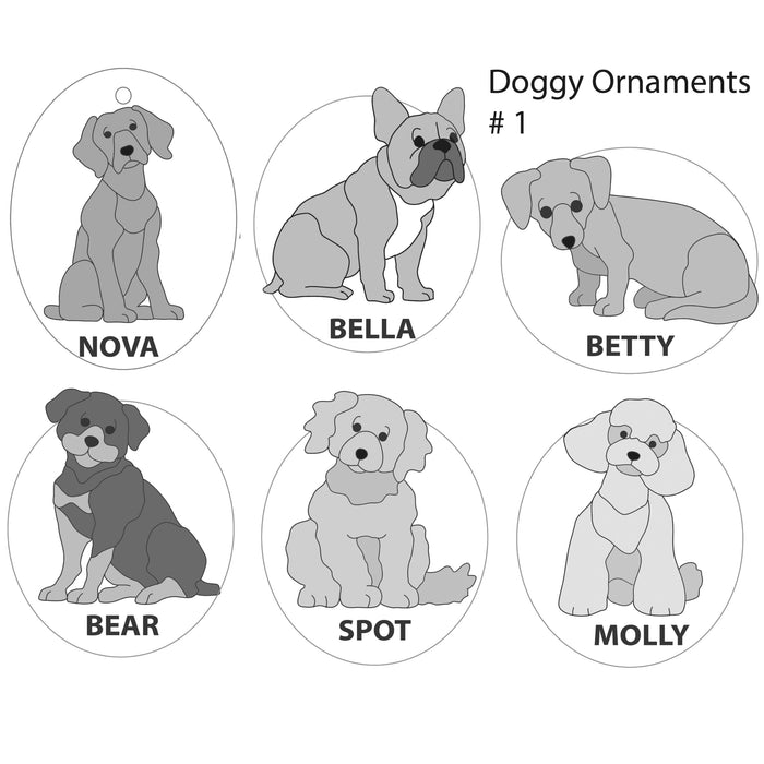 Doggy Ornaments #1