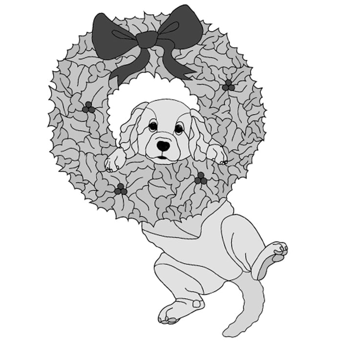 Puppy Wreath