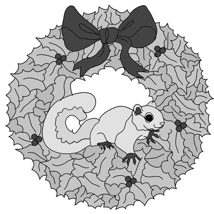 Squirrel Wreath