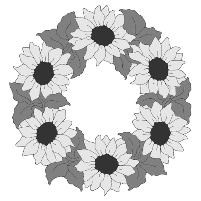 Sunflower Wreath
