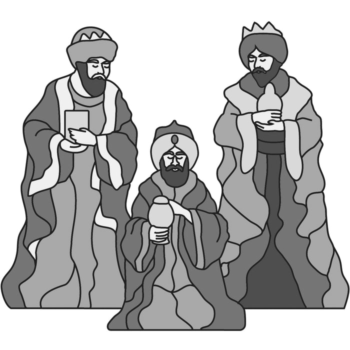 Three Wise Men Nativity Figures