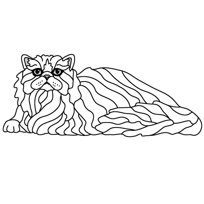 Persian Cat Lying (New Revised)