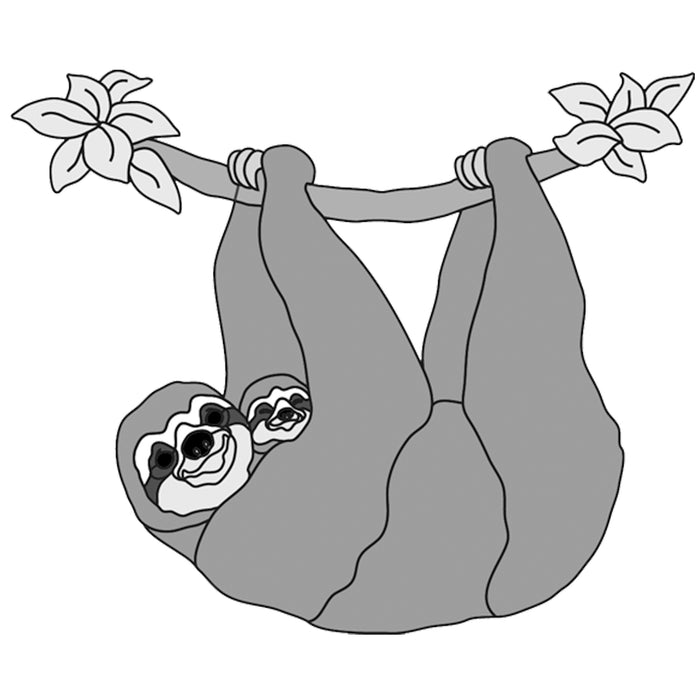 Sloth and baby