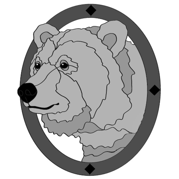 Grizzly Bear Head
