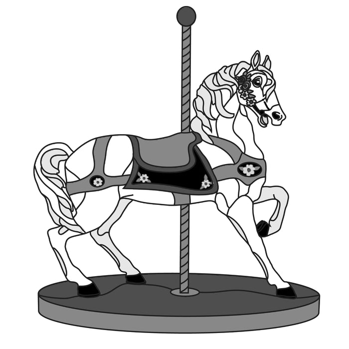 Standing Carousel Horse