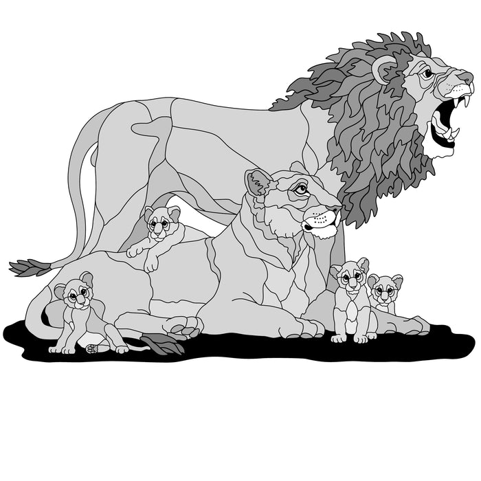 Lion Family Large