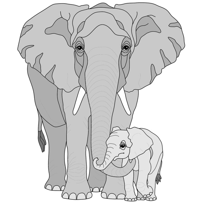 Elephant and Baby #2