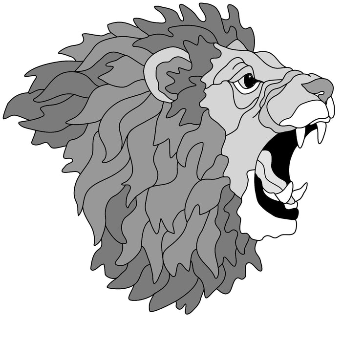 Lion Head Roaring #2