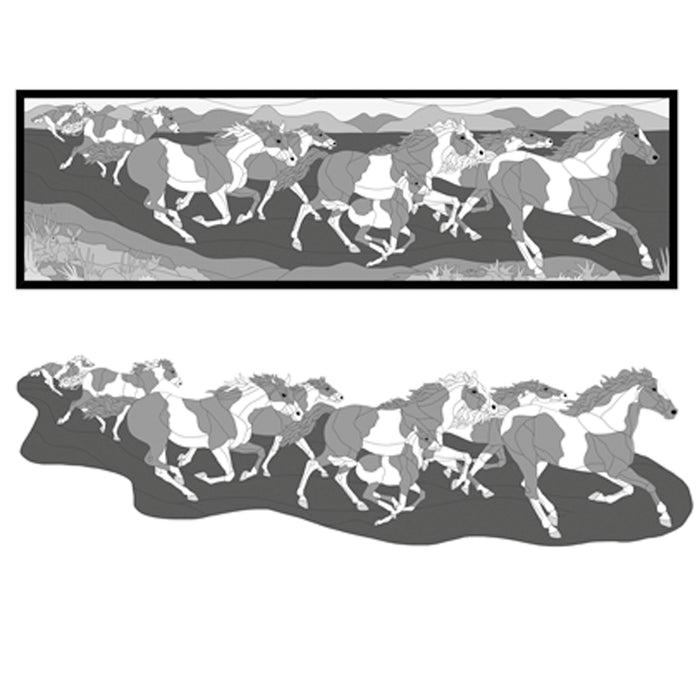 Wild Horses Expert 80" 80 x 24