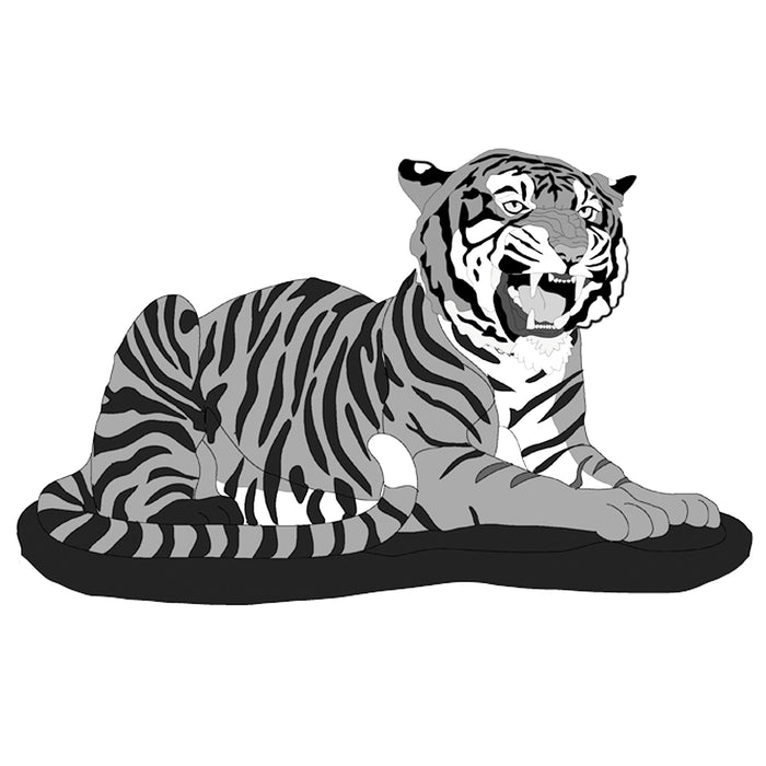 Roaring Lying Tiger Large