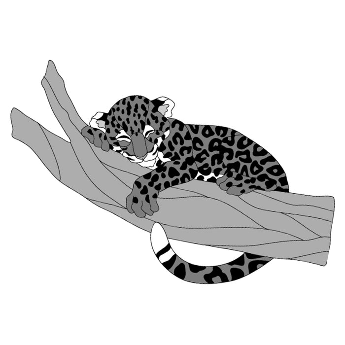 Jaguar Cub on Branch