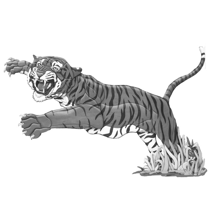 Tiger Jumping Expert Pattern Large