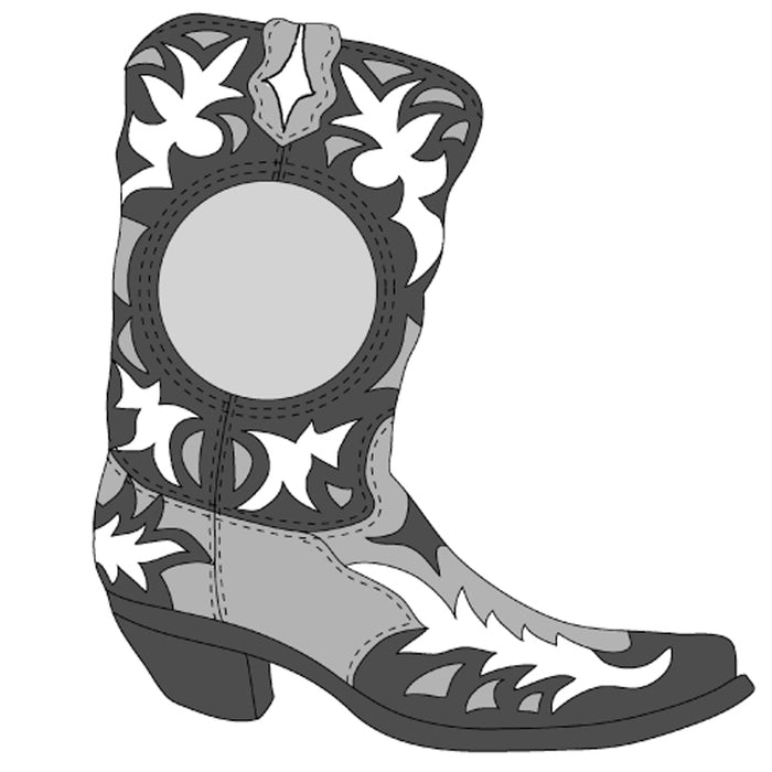 Cowboy Boot Clock