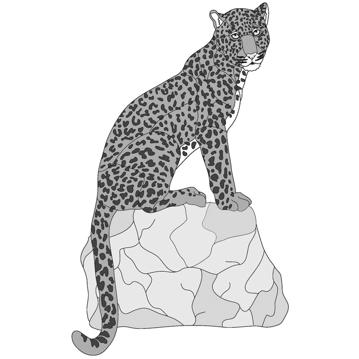 Leopard Sitting Large
