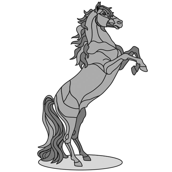 Rearing Stallion Horse