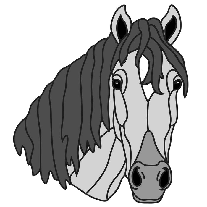 Buckskin Horse Head