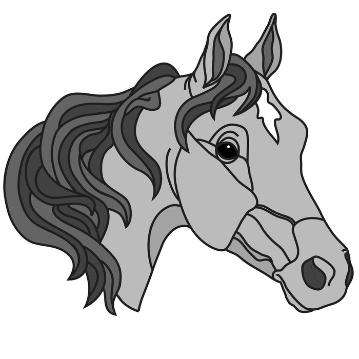 Arab Profile Horse Head