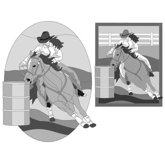 Barrel Horse Racer