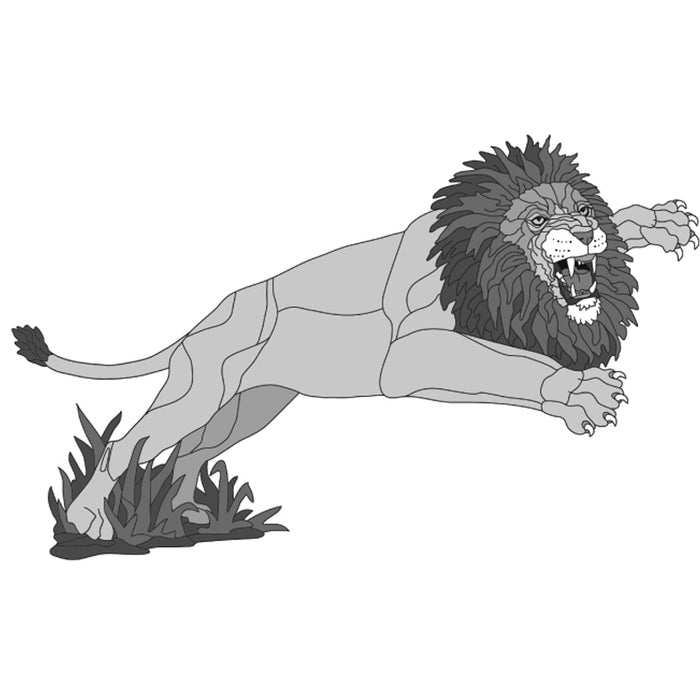 Lion Jumping Large