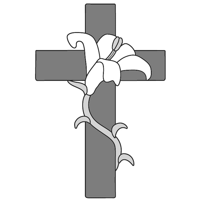 Simple Lily Cross