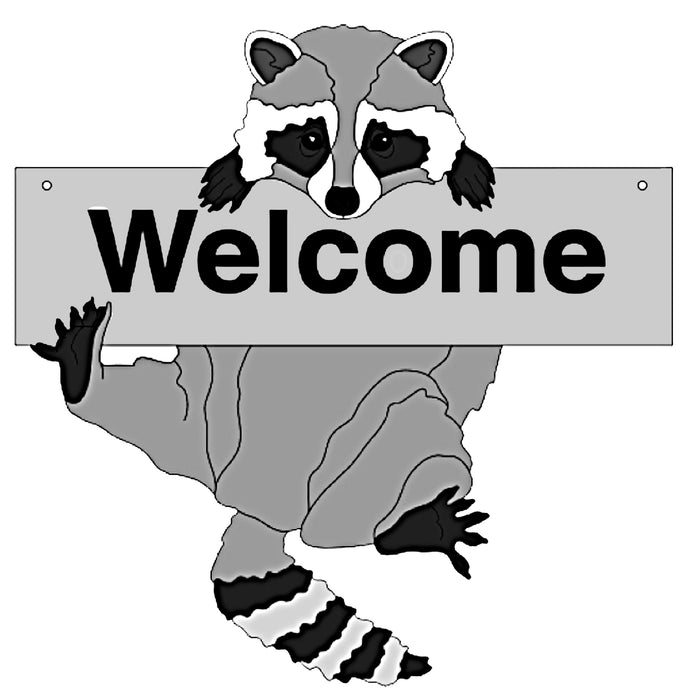 Raccoon Sign Swinger