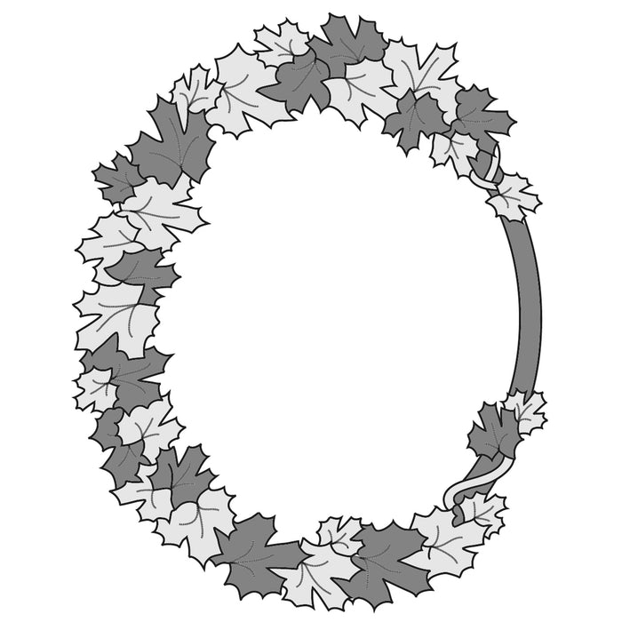Maple Leaf Mirror Frame