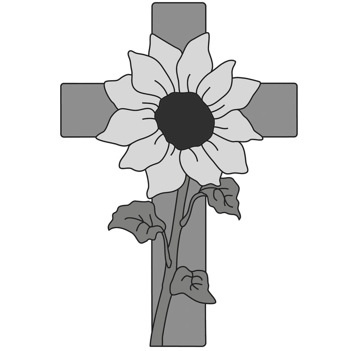 Sunflower Cross