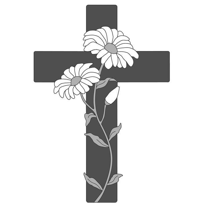 Daisy Stem Cross
