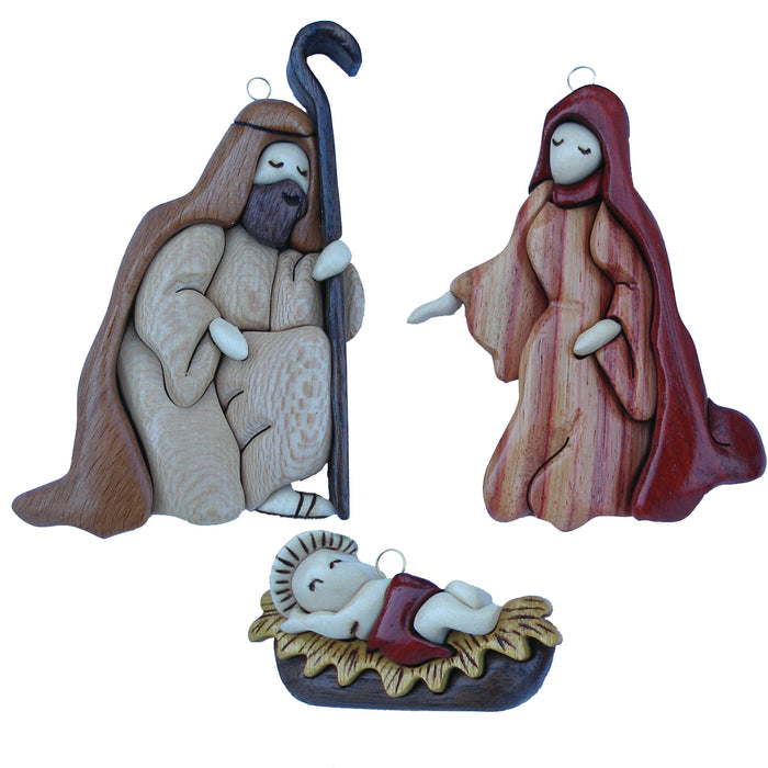 Joseph, Mary & Jesus Ornaments PDF Download