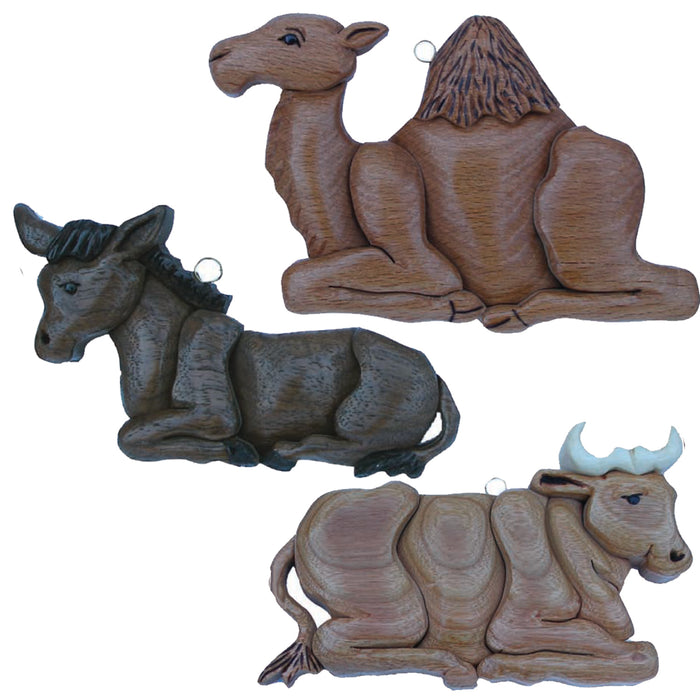 Donkey, Camel & Cow Ornaments PDF Download