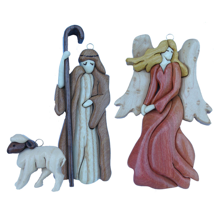 Angel, Shepherd & Lamb Ornaments PDF Download