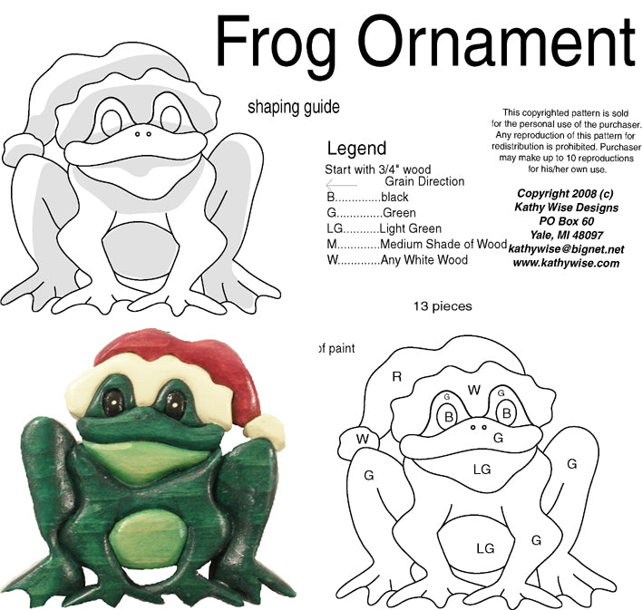 Free Santa Frog PDF Download